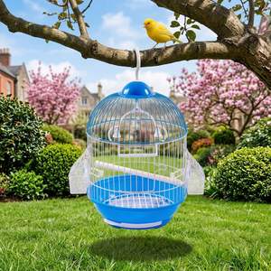Cage d'élevage pour perroquets et canaris, personnalisable en couleur, avec motif écossais en fer et fermeture à poussoir, pour l'élevage de canaris et d'oiseaux de compagnie. - Product Image 3