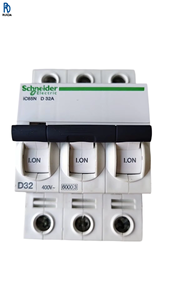Interruptor de Circuito en Miniatura IC65N 3P D32A, Interruptor de Sobrecarga, Interruptor de Bajo Voltaje, 3 Polos, 32A, Curva D - Product Image 1