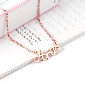 Collar de Cadena de Acero Inoxidable con Letra Personalizada, Collares con Nombre Personalizado para Mujeres y Hombres - Product Image 6