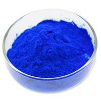 Extrait de spiruline de qualité alimentaire, phycocyanine, pigment bleu en poudre, soluble dans l'eau, couleur stable, pH pour colorant alimentaire naturel