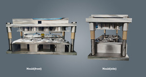 Soucing dùng một lần nhôm lá container tấm dây chuyền sản xuất đấm khuôn máy làm bao gồm khay hộp Maker - Product Image 6