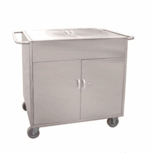 Carrito de instrumentos Da Cong de acero inoxidable con cajón y cubeta para uso hospitalario - Product Image 5