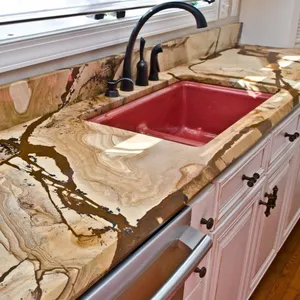 Woodstone granite countertops kitchen stone countertops fantasy brown granite fabricators near me