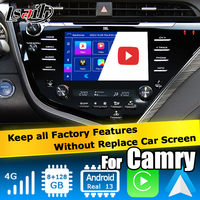 Caja de interfaz automática Android 13 Carplay Android para Toyota Camry Avalon V70 navegación 2018-2021 interfaz de vídeo de Lsailt