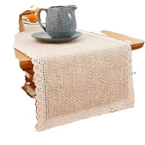 Chemins <span class=keywords><strong>de</strong></span> <span class=keywords><strong>table</strong></span> en <span class=keywords><strong>dentelle</strong></span> <span class=keywords><strong>de</strong></span> coton pour la décoration <span class=keywords><strong>de</strong></span> restaurants, cuisines, banquets et événements, nappe <span class=keywords><strong>de</strong></span> <span class=keywords><strong>table</strong></span> à thé élégante et contractée, linge <span class=keywords><strong>de</strong></span> <span class=keywords><strong>table</strong></span> - Product Image 3