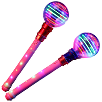 Baguette Magique LED Multicolore pour Enfants, Jouet en Plastique Lumineux Clignotant pour Fêtes, Cosplay et Accessoires de Concert
