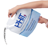 Sacs en plastique personnalisés avec logo, poignée intégrée, pour camping et randonnée, sac à eau de 1 gallon
