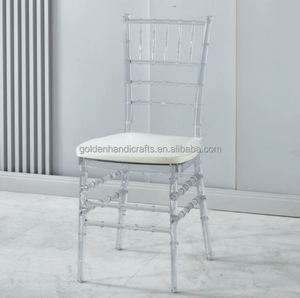 Chaise de <span class=keywords><strong>mariage</strong></span> d'usine chaise en cristal transparent acrylique salle de banquet d'hôtel salle de <span class=keywords><strong>mariage</strong></span> activités de plein air - Product Image 1