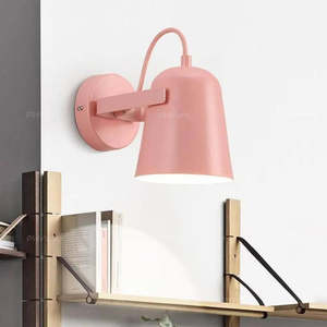 Applique Murale <span class=keywords><strong>Blush</strong></span> Bell Applique Moderne en Métal Rose avec Downlight Doux, Éclairage d'Accent Élégant pour Chambre ou Salon - Product Image 3