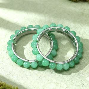 Bracelet en jade australien <span class=keywords><strong>de</strong></span> qualité supérieure, pierre <span class=keywords><strong>de</strong></span> <span class=keywords><strong>l</strong></span>'espoir, cristal <span class=keywords><strong>de</strong></span> chrysoprase naturel, bijoux, guérisseur <span class=keywords><strong>de</strong></span> <span class=keywords><strong>l</strong></span>'<span class=keywords><strong>âme</strong></span>, pierre <span class=keywords><strong>de</strong></span> cœur verte - Product Image 2