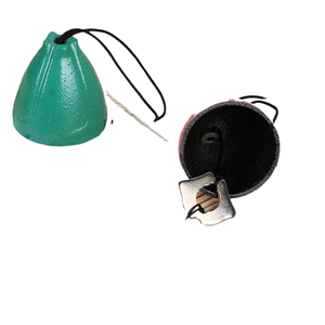 Fábrica yiduoy vende al por mayor campanas de viento de hierro fundido estilo japonés con diseño de capullo de loto, campanas de viento metálicas retro hechas a mano. - Product Image 3