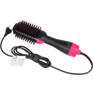 Salon Multifonction Or Sèche-Cheveux et Volumateur Styler Peigne Air Chaud Ovale Brosse Coiffante - Product Image 5