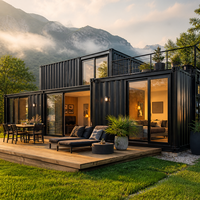 Maison mobile préfabriquée, conteneur extensible épaissi, mini-maison avec salle de bain, prête pour les hôtels