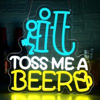 Letreros de Neón con Diseño de Cerveza para Dropshipping, Combinación de Frases de Marca, Formas Personalizadas para Decoración de Bares y Espacios de Entretenimiento en el Hogar