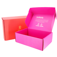 Vente en gros d'emballages coffrets cadeaux colorés pour tasse tasse à café mini valise boîte postale personnalisée en papier cosmétique ondulé pliable