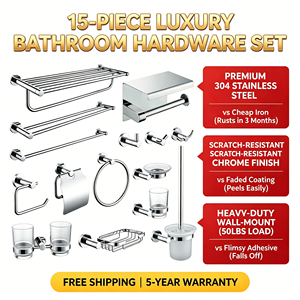 Portasciugamani da Parete in Acciaio Inox Stile Hotel, Elegante Porta <span class=keywords><strong>Asciugamani</strong></span> Nascosto per Bagno e Salone - Product Image 4