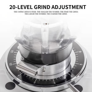 <span class=keywords><strong>Molinillo</strong></span> <span class=keywords><strong>de</strong></span> <span class=keywords><strong>Café</strong></span> Eléctrico <span class=keywords><strong>de</strong></span> Acero Inoxidable con Función <span class=keywords><strong>de</strong></span> Molienda por Peso para Uso en Hoteles - Product Image 3