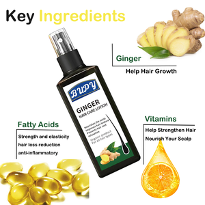 <span class=keywords><strong>Lotion</strong></span> pour la repousse des cheveux à base de gingembre, 120 ml, Thaïlande, vente chaude, anti-chute, <span class=keywords><strong>lotion</strong></span> <span class=keywords><strong>tonique</strong></span> pour la croissance des cheveux, spray - Product Image 3