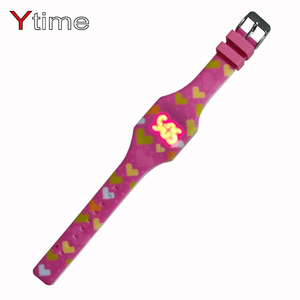 어린이용 부드럽고 멋진 실리콘 키즈 시계 디지털 젤리 무지개 시계 - Product Image 5