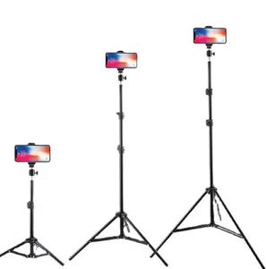 Promotion autoportrait tir Portable sans fil trépied lampe sac Bluetooth Selfie bâton avec trépied Bluetooth télécommande - Product Image 6