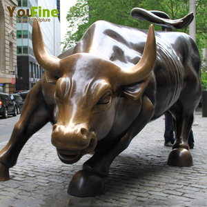 <span class=keywords><strong>Escultura</strong></span> de estatua de vaca de bronce de tamaño real para granja - Product Image 3