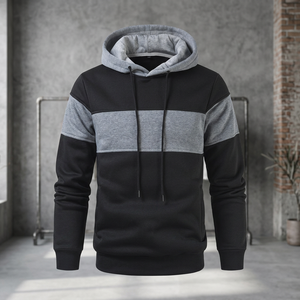 Custom Zipper-Up 100% Cotton Fleece Hip Hop Winter Hoodies for Men Sports Wear Jogging OEM Service Digital Printing <b>Waterproof</b> - Product Image 3