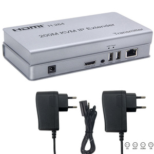 Prix de gros USB <span class=keywords><strong>HDMI</strong></span> H.264 200M KVM IP Extender sur <span class=keywords><strong>RJ45</strong></span> Lan <span class=keywords><strong>Ethernet</strong></span> Réseau Cat5e Cat6 Câble - Product Image 3