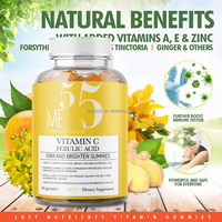WelnessWays Beauty Gommes à la vitamine C naturelles antioxydantes pour la peau, raffermissantes et brillantes