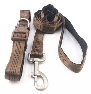 أزياء دائم حزام مزدوج تصميم جديد وطوق لمجموعة الكلب المشي باستخدام - Product Image 2