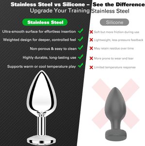 Nuevo Set BDSM Fetichista SM, Tapón Anal Metálico, 3 Piezas, Juguete Sexual para Hombre, Mujer y Pareja, CN ZC-20240511-40 - Product Image 6