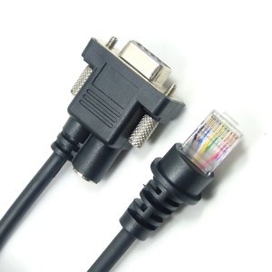 3m CuộN RJ45 để DB9 RS232 cáp với braid che chắn cho HONEYWELL Máy Quét Mã Vạch MS7120 ms9540 MS5145 <span class=keywords><strong>ms9520</strong></span> - Product Image 4