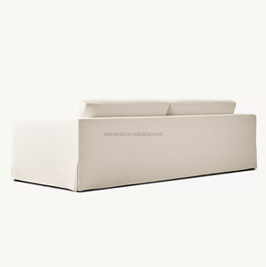 Panca con braccioli affusolati e rivestimento in tessuto Sassanid OEM Home Staging <span class=keywords><strong>Modena</strong></span> - Divano imbottito - Product Image 3