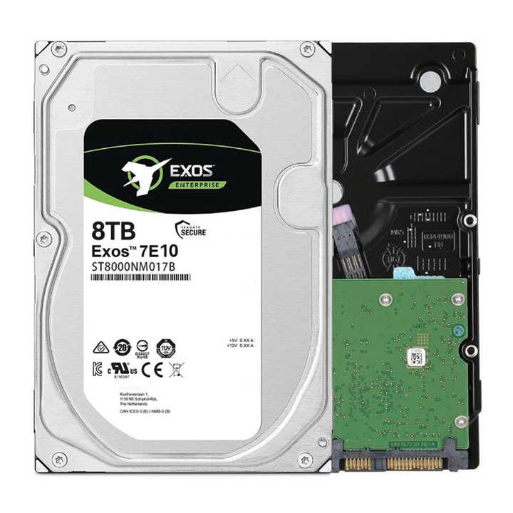 SEAGATE EXOS 8TB 3.5インチ 内蔵型HDD 2点セット