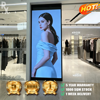 Panneau mural vidéo LED 3D RX, prix de gros usine, module d'affichage LED P2.5, panneau publicitaire commercial pour magasin de détail