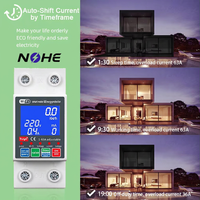 Mini disjoncteur automatique 63A bipolaire 6 kA avec protection contre les surtensions et les fuites de courant, contrôle à distance Wi-Fi, compatible Smart Life 220V Tuya PV