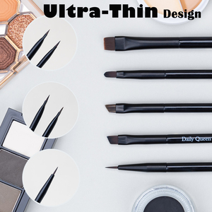 ชุดแปรงแต่งหน้าวีแกนสีดำคุณภาพสูง 25 ชิ้น DailyQueen <span class=keywords><strong>NYX</strong></span> รุ่นใหม่ สำหรับรองพื้น อายแชโดว์ และเขียนคิ้ว รับผลิตแบรนด์ส่วนตัว - Product Image 5