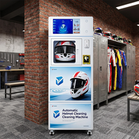 Machine de lavage et de séchage de casques à monnayeur de qualité industrielle, prix usine – Machine de nettoyage de casques