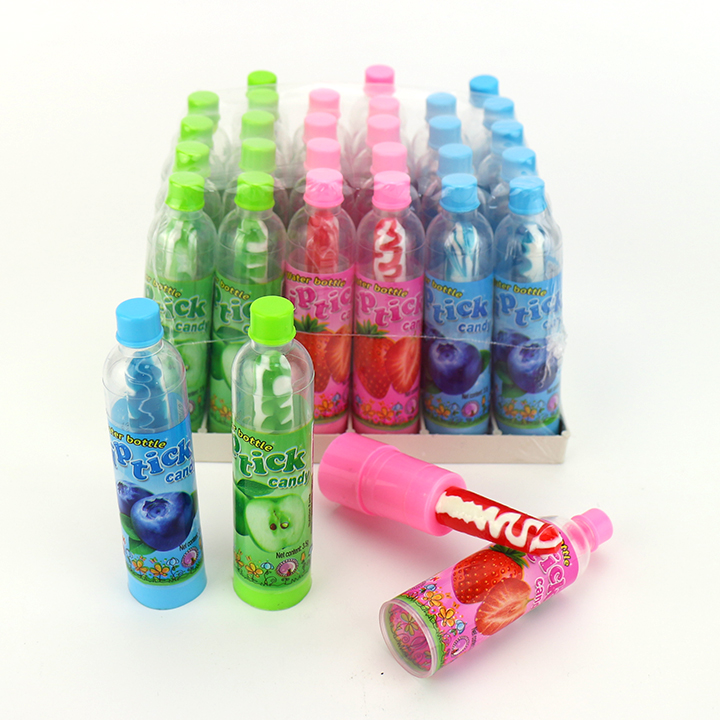 Beverage bottle lollipop