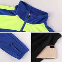 Vente en gros Survêtement de football Survêtement de club de football pour garçons Vestes d'entraînement extérieur d'hiver pour enfants 716
