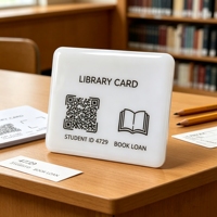 Carte intelligente NFC RFID en PVC imprimé pour clé de chambre d'hôtel, carte de visite, paiement, mini-étiquette, utilisation dans les cafés et bibliothèques