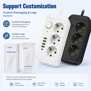 Regleta de Enchufes con 4 Puertos USB, Protección Contra Sobretensiones IP44, Control Remoto Wi-Fi, ABS, 16A, Opciones de Tipo de <span class=keywords><strong>Enchufe</strong></span> Personalizadas OEM/ODM, Mercado Ruso - Product Image 6