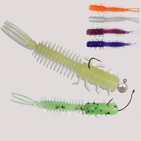 Mini 4.5cm 0.5g leurre flottant appât pour perche bar truite pêche au fond dans la rivière lac ruisseau eau douce trois queues
