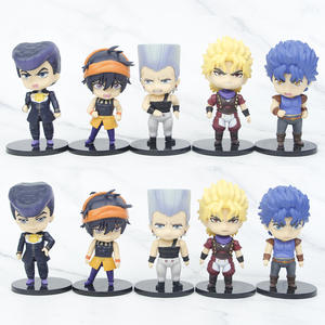 Vente chaude Anime fantastique aventure 6 pièces/ensemble figurine d'anime Kujo Jotaro Higashikata Josuke <span class=keywords><strong>Kakyoin</strong></span> Noriaki jouet figurines - Product Image 1