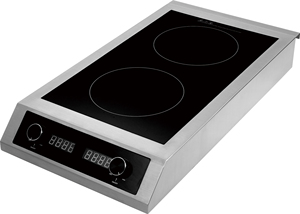 Cuisinière à induction commerciale à deux brûleurs 3500W+3500W avec commande par bouton et écran LED AM-CD201 Cuisinière à induction commerciale AM-CD201 a - Product Image 5