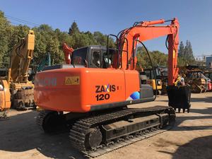Excavadora usada Hitachi ZX120 marca japonesa para construcción - Product Image 3
