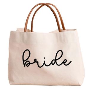 Bolsa de Lona para Despedida de Soltera y Fiesta Nupcial, Bolso Personalizado de Gran Capacidad para Novia y Damas de Honor - Envío Directo - Product Image 3