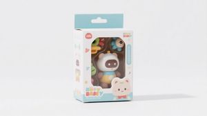 Custom Glossy/matte Folding clear Doll Packaging <b>Box</b> Toy Gift <b>Box</b> for Doll Custom Size and Shape - Product Image 5