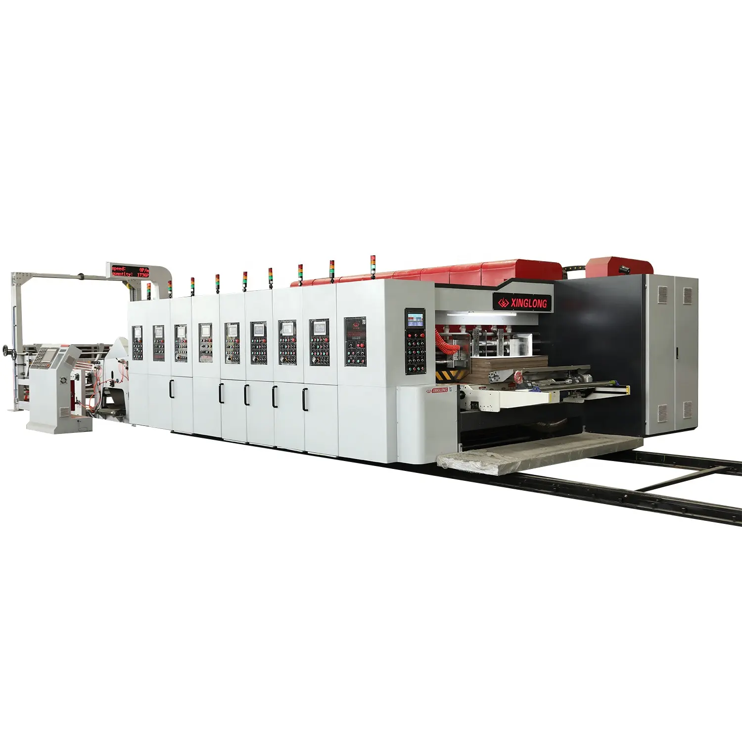 China flexo machine carton printing slotting die cutting machine