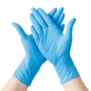 Sanwei 100/50/20 cái màu tím Găng tay dùng một lần dùng một lần Nitrile/vinyl Latex kiểm tra Găng tay y tế Găng tay Nitrile tráng