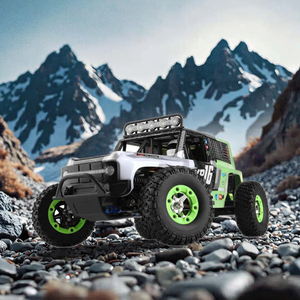 HOSHI WLtoys 124006 Voiture RC tout-terrain 4x4 à l'échelle 1:12, télécommande 2.4G, portée 100m, jouet électrique d'escalade tout-terrain avec chargeur - Product Image 1